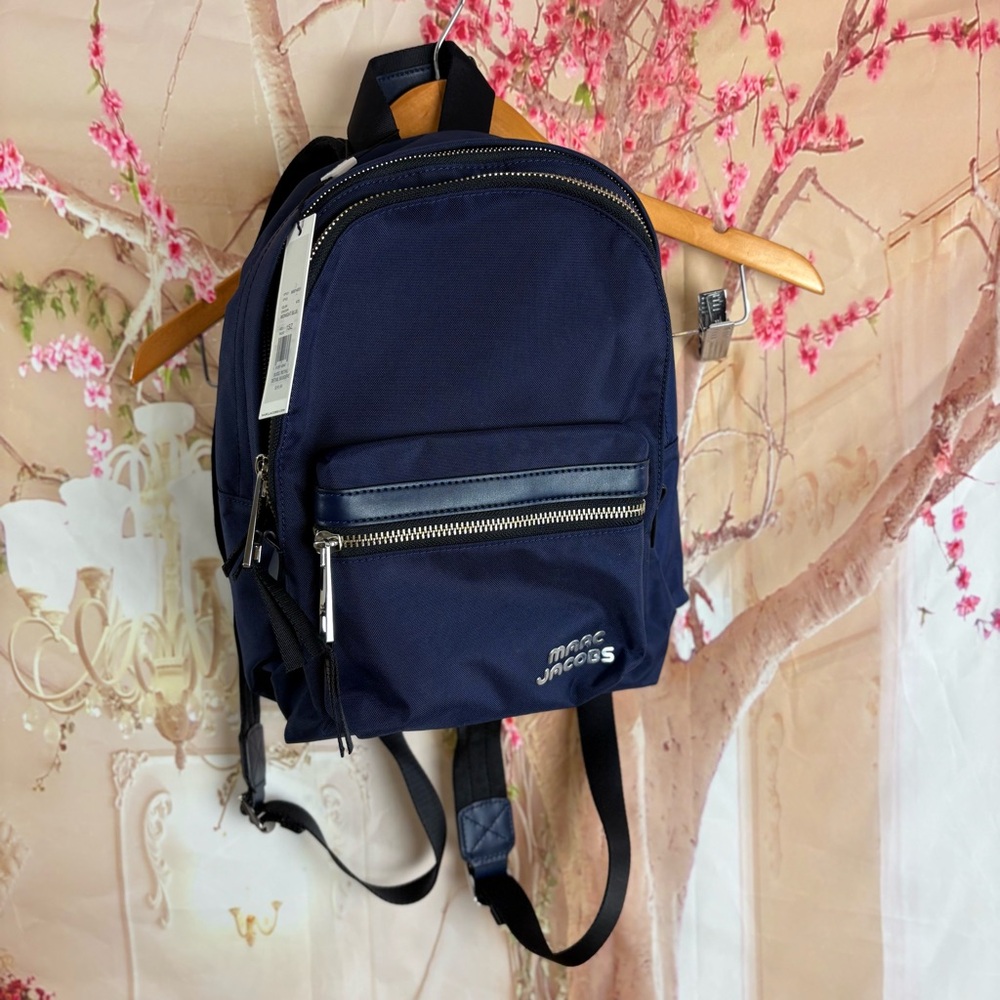 SOLD NEW Marc Jacobs Navy Mini Backpack - Picture 2 of 8